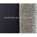 100% fleece knitted denim fabric garment factory denim trousers